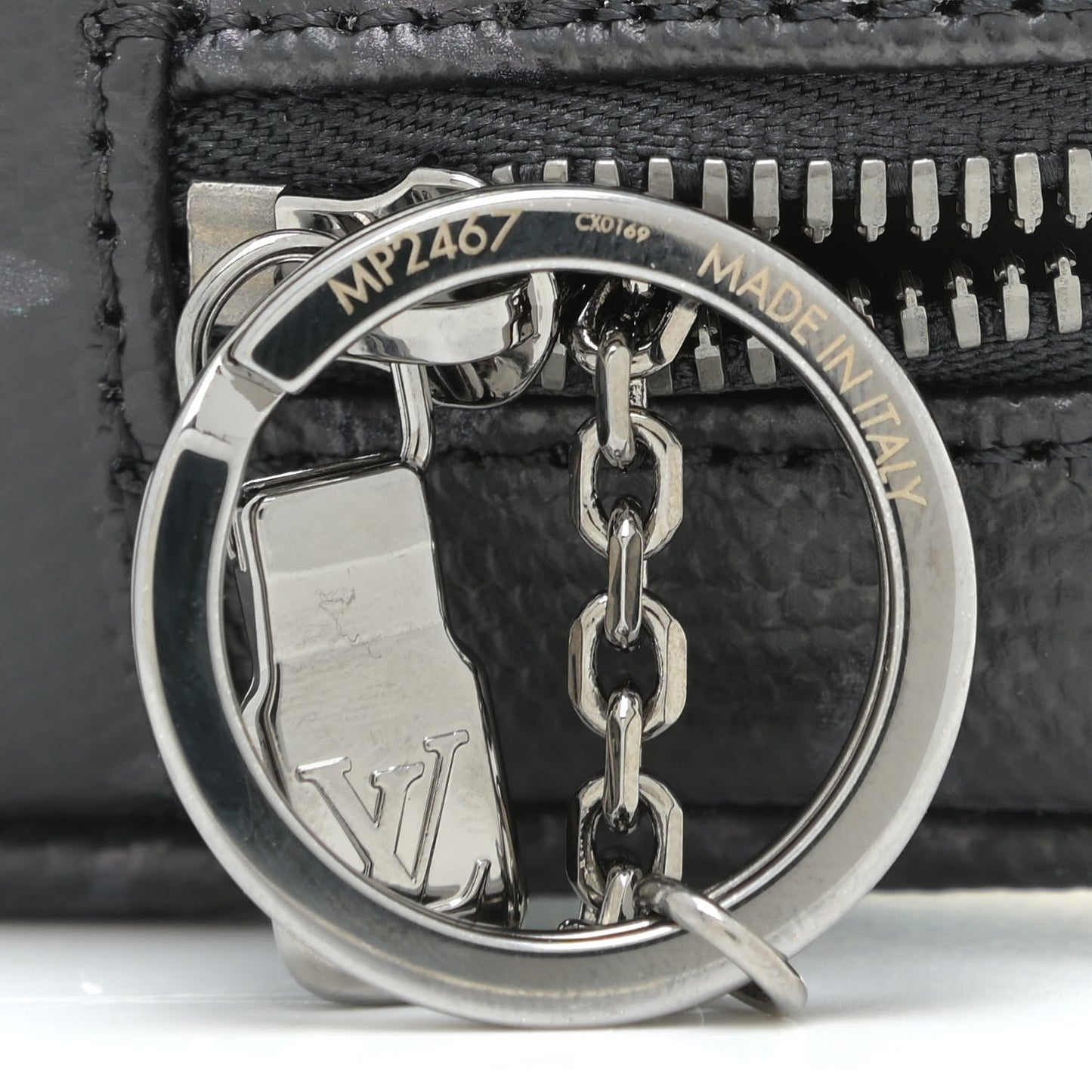 Monogram Eclipse Rainbow Box Pouch Bag Charm Key Ring