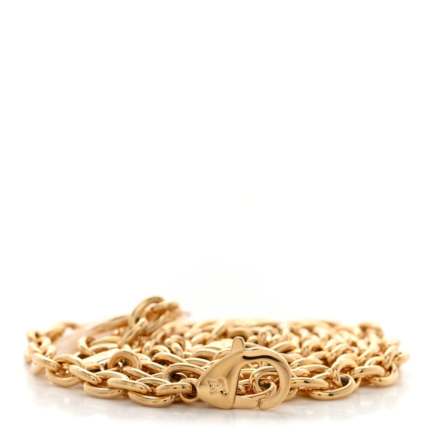 Metal Pochette Coussin Chain Strap Gold