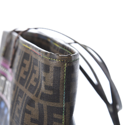 Fendi Zucca Spalmati Print Large Roll Tote Tobacco Multicolor 22 of 22
