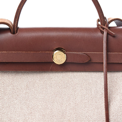 Hermes Toile Vache Hunter 30 PM Havane 8 of 13