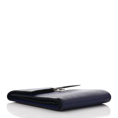 Hermes Chevre Mysore Clic 12 Wallet Bleu Electrique 4 of 8