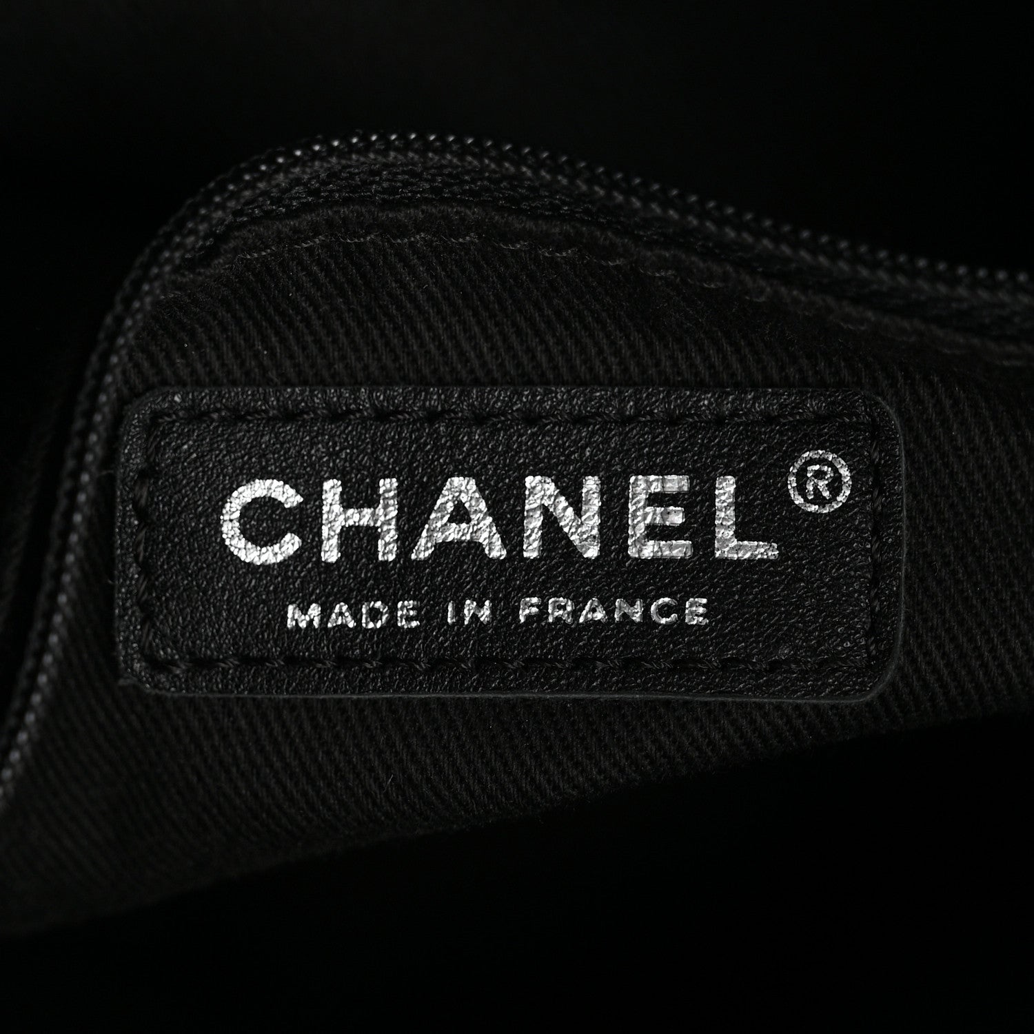 Chanel Calfskin Drawstring CC Bucket Bag Black 6 of 14