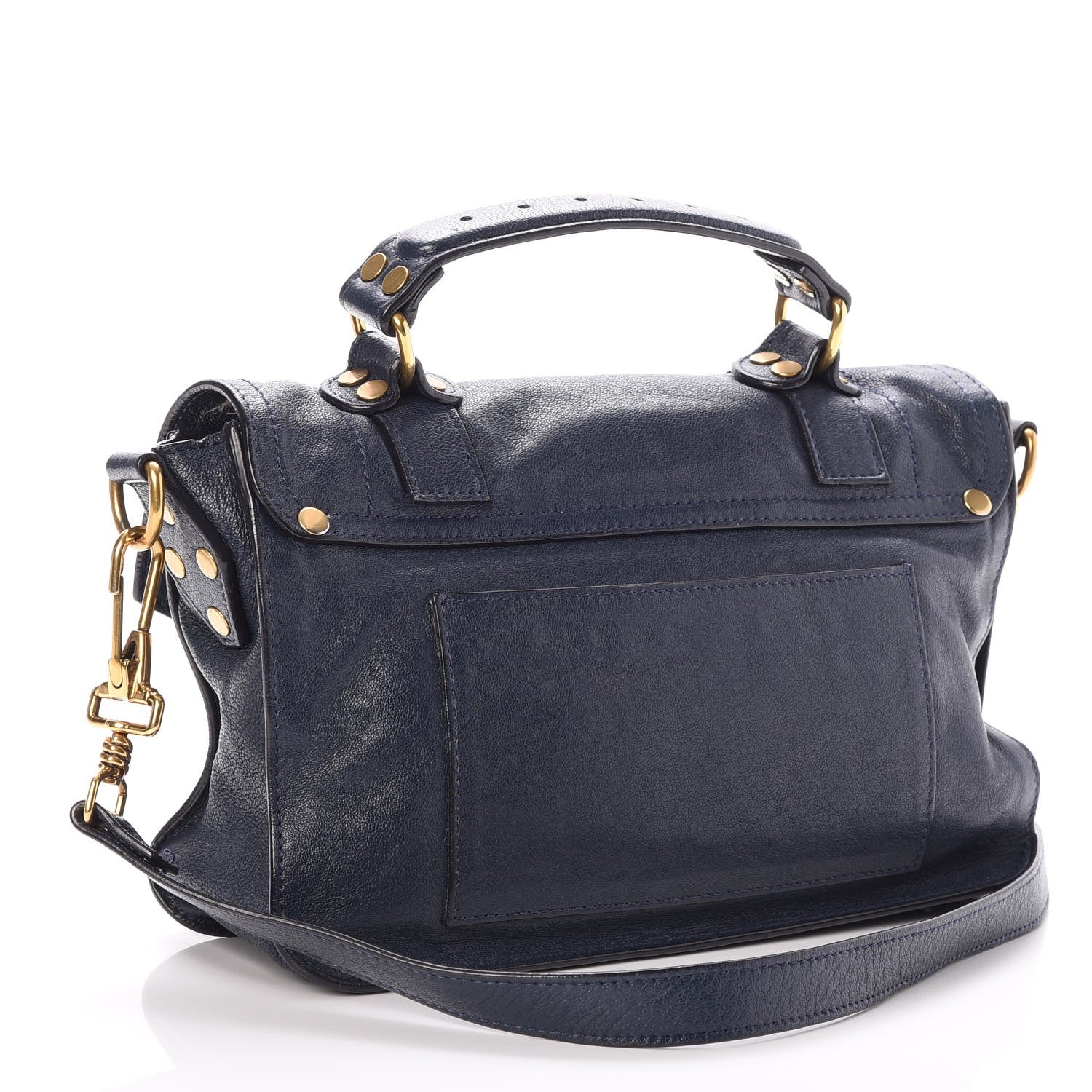 Proenza Schouler Lambskin Tiny PS1 Satchel Midnight 3 of 7