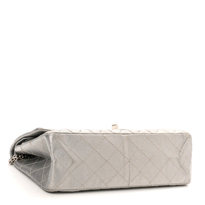 Chanel Metallic Aged Calfskin Quilted 2.55 Reissue 226 Flap Silver 4 of 16