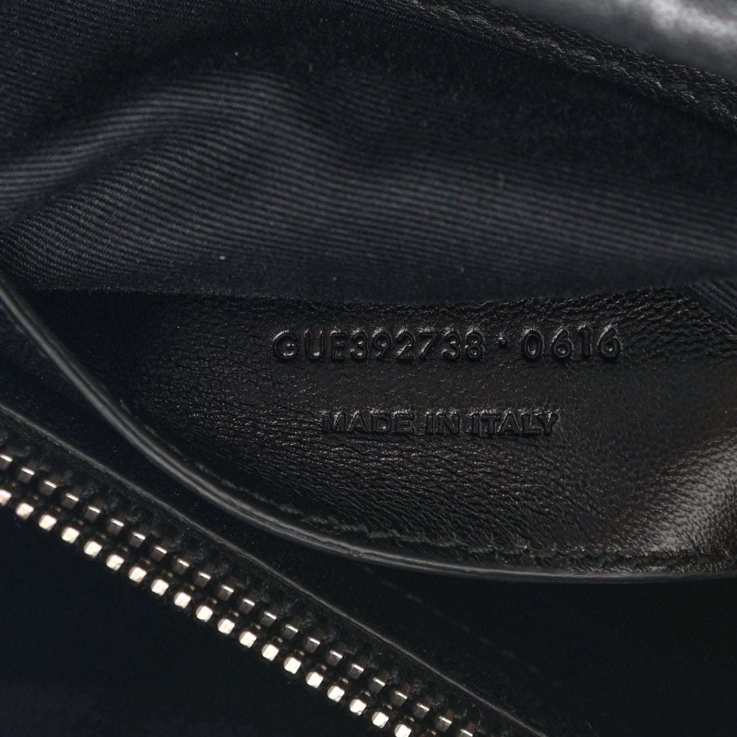 Sheepskin Matelasse Chevron Monogram Large College Satchel Black
