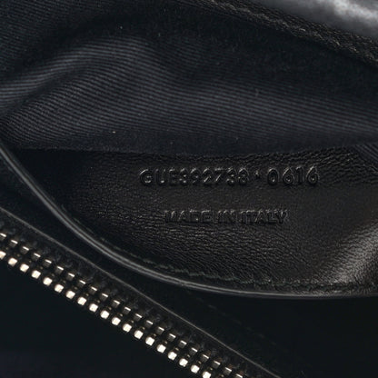 Saint Laurent Sheepskin Matelasse Chevron Monogram Large College Satchel Black 8 of 12