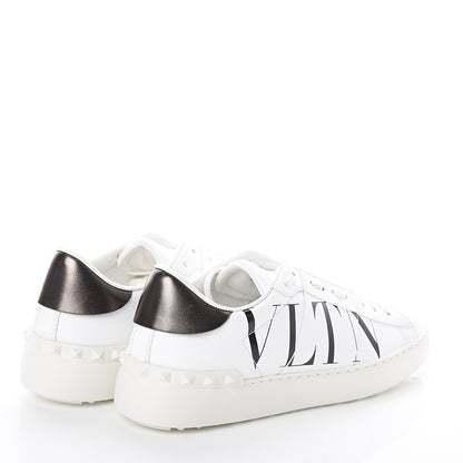 Valentino Garavani Calfskin VLTN Rockstud Open Sneakers 38 White 4 of 7