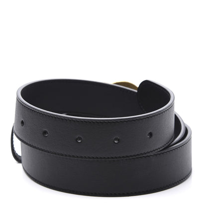 Gucci Calfskin Double G 30mm Belt 95 38 Black 3 of 6
