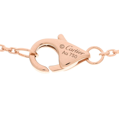 Cartier 18K Pink Yellow White Gold Diamond Trinity Pendant Necklace 4 of 5