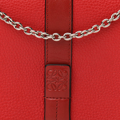 Loewe Grained Calfskin Chain Wallet Burnt Red 8 of 10