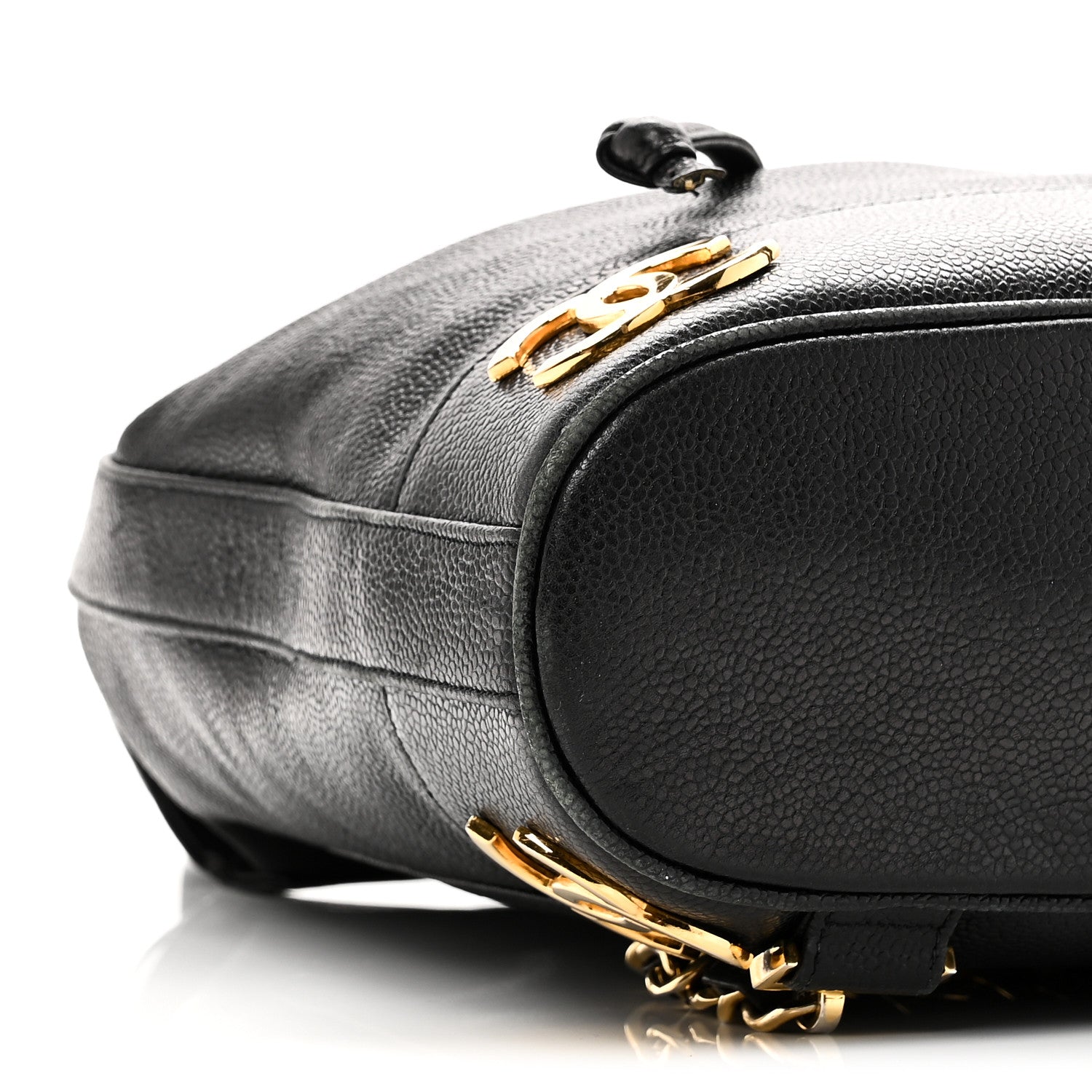 Chanel Caviar Triple CC Backpack Black 11 of 13