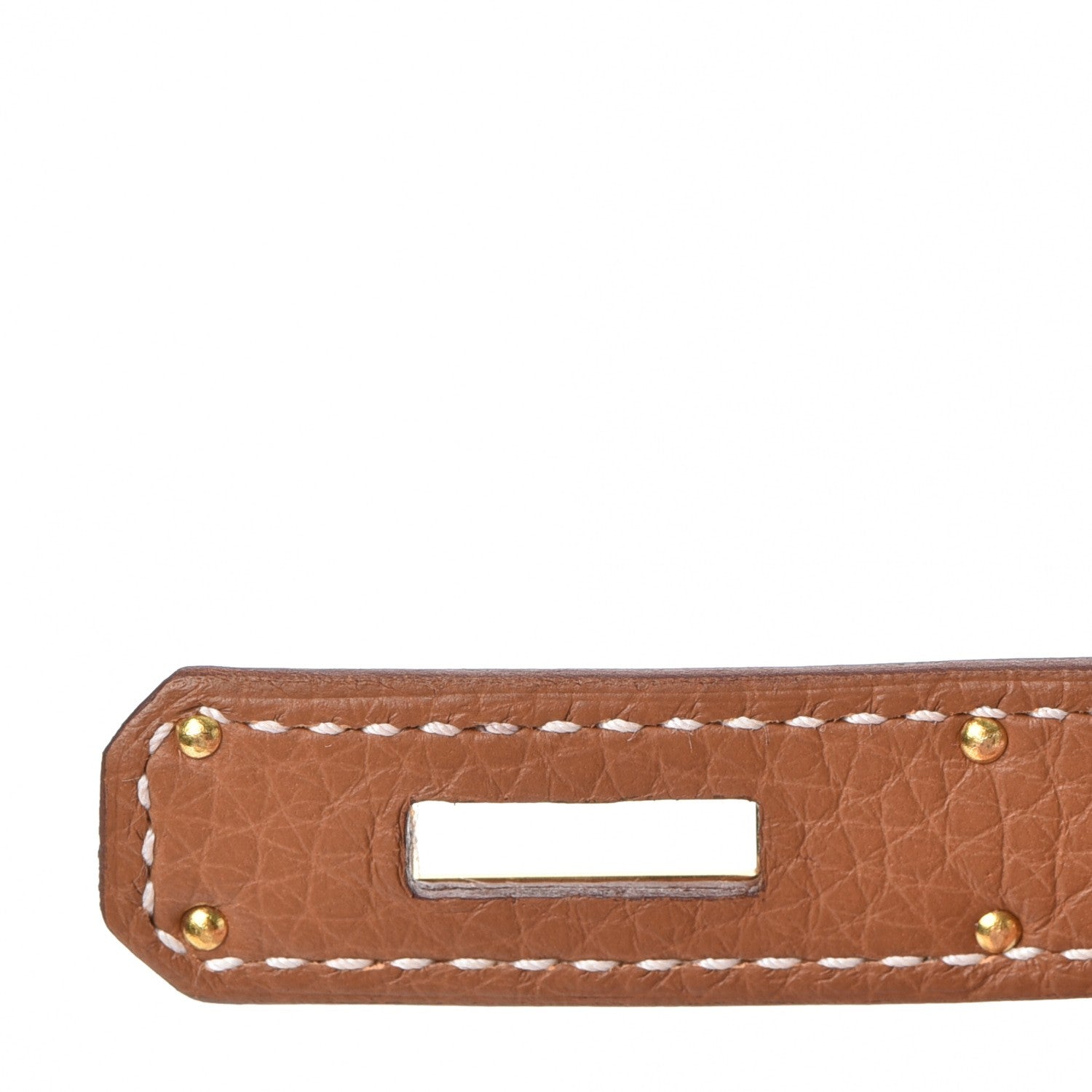 Hermes Taurillon Clemence Retourne Horseshoe Kelly 28 Gold 27 of 40