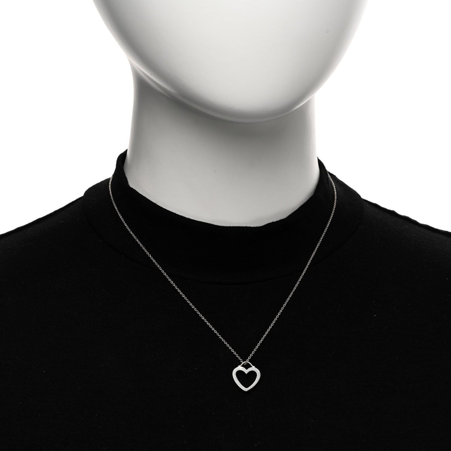 Sterling Silver Heart Pendant Necklace