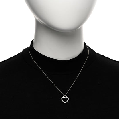 Tiffany Sterling Silver Heart Pendant Necklace 2 of 4