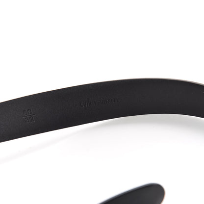 Chanel Calfskin CC Logo Belt 80 32 Black 8 of 8