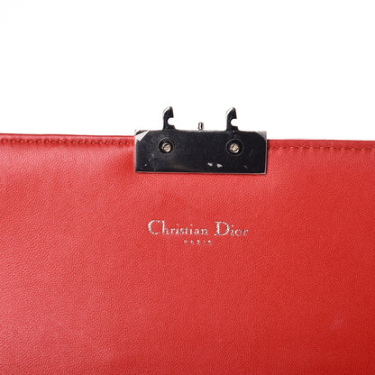 Christian Dior Lambskin Cannage Miss Dior Promenade Pouch Vermillion 6 of 10