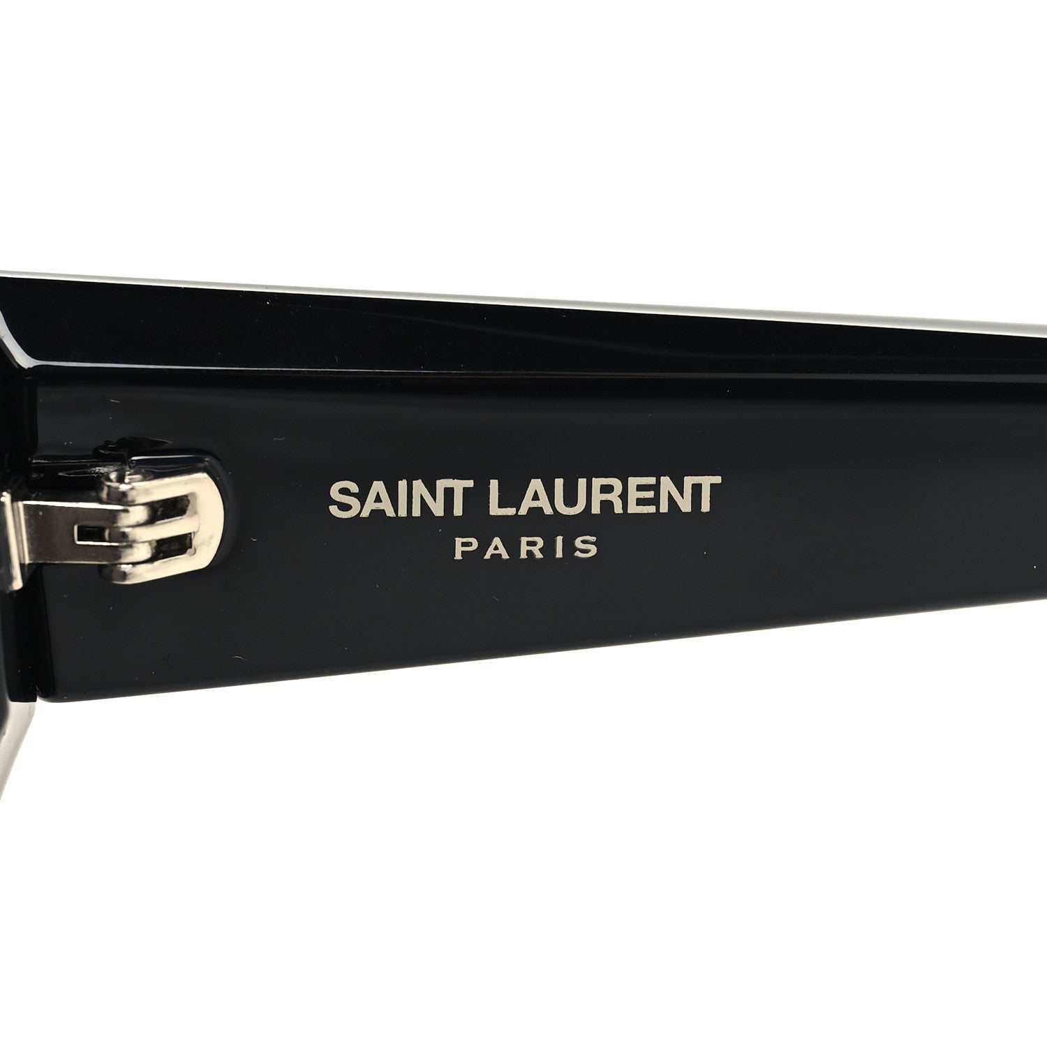 Saint Laurent Acetate Ultra Cat Eye Sunglasses SL 593 Black 5 of 8