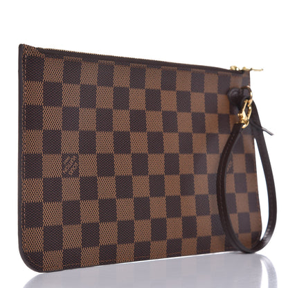Louis Vuitton Damier Ebene Neverfull MM GM Pochette 3 of 7