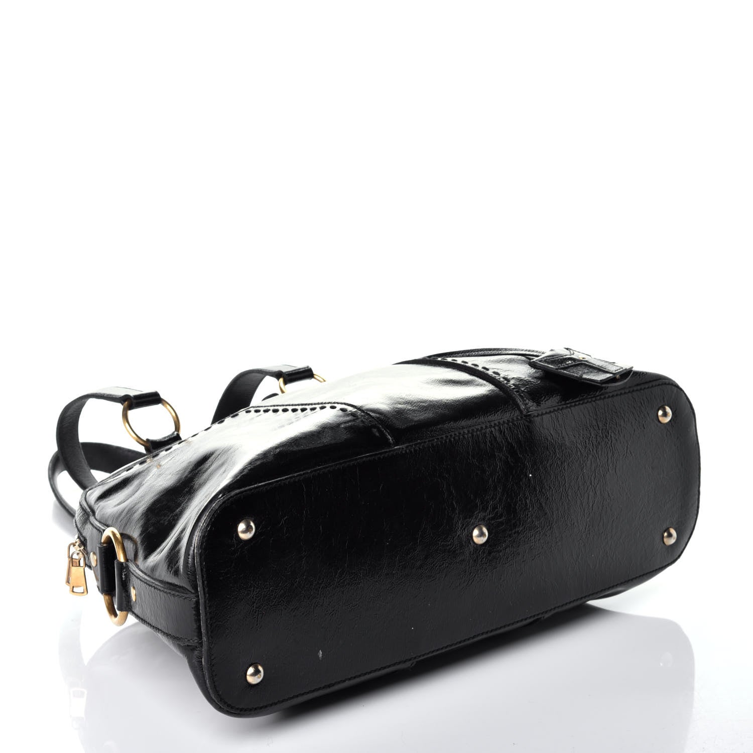 Saint Laurent Patent Large Muse Black 4 of 8