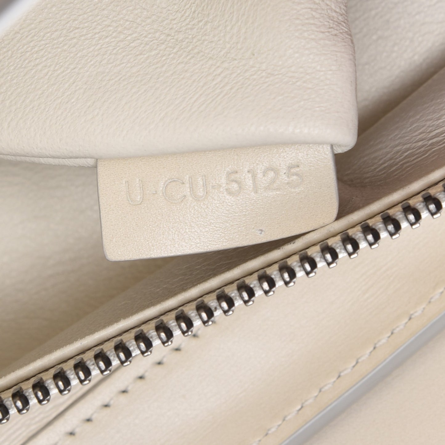 Smooth Calfskin Multicolor Double Stitching Micro Luggage White