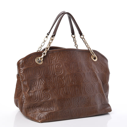 Louis Vuitton Monogram Paris Souple Whisper PM Chocolate 2 of 13