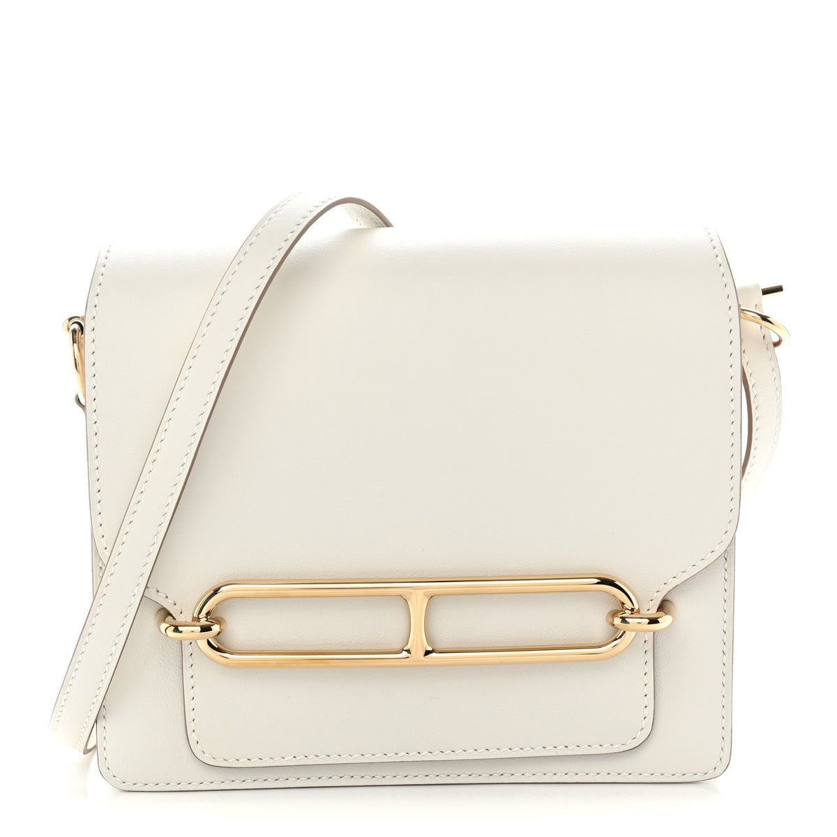 Hermes Swift Mini Sac Roulis Gris Pale 2 of 21