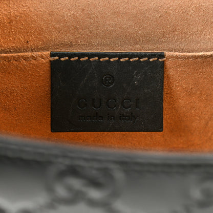 Gucci Guccissima Small Padlock Shoulder Bag Black 6 of 10