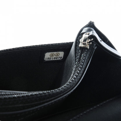 Chanel Caviar Wallet on Chain WOC Black 9 of 9