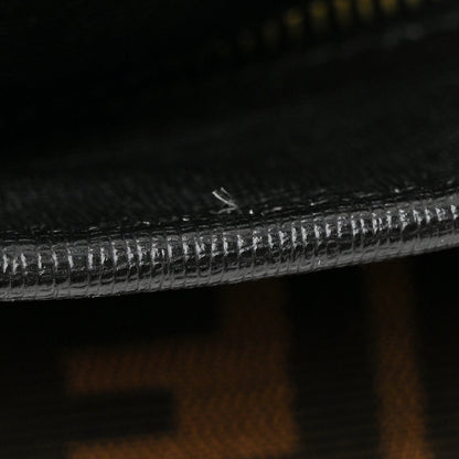 Fendi Zucca Vitello Elite Medium Roll Tote Tobacco Black 15 of 15
