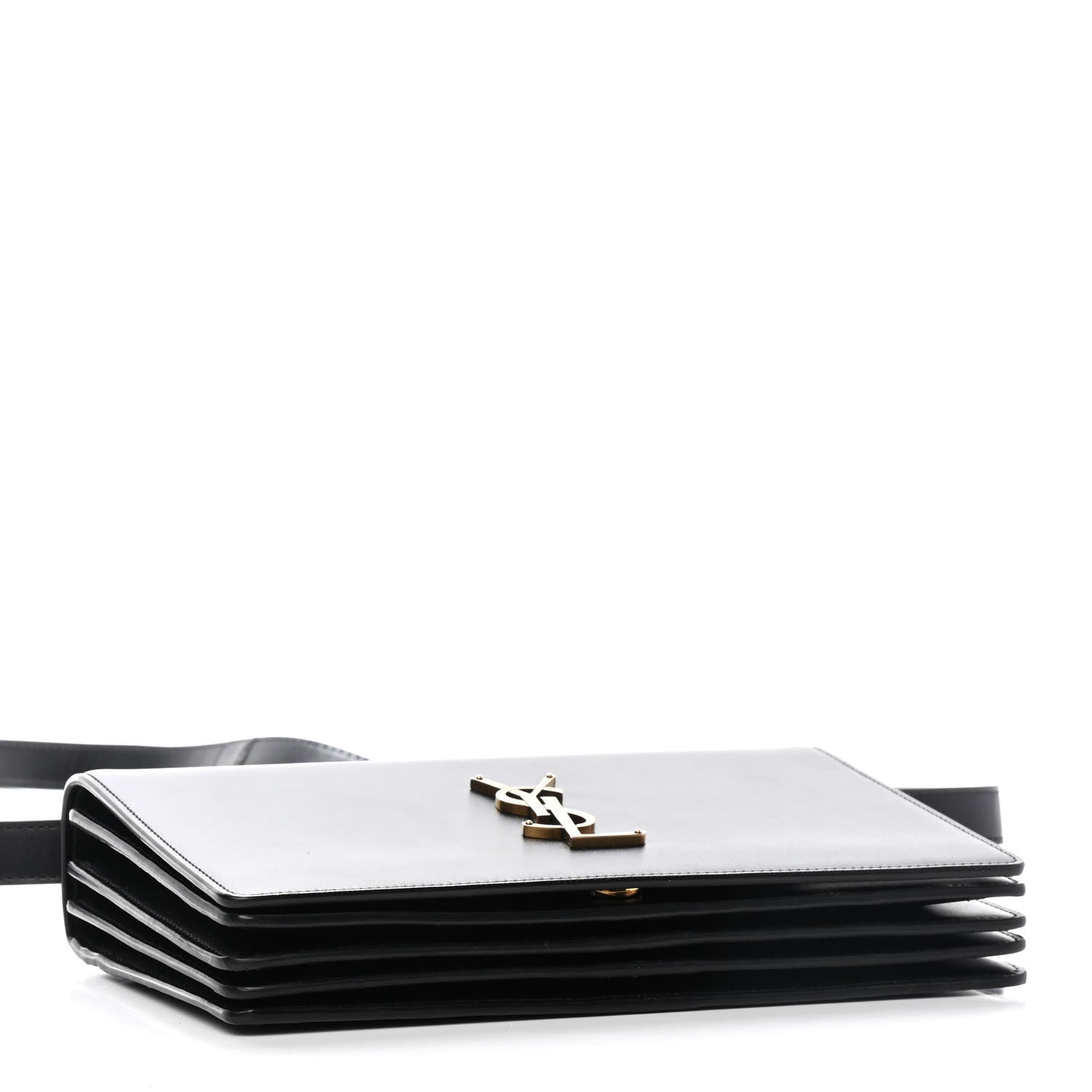 Saint Laurent Smooth Calfskin Shoulder Bag Black 4 of 9