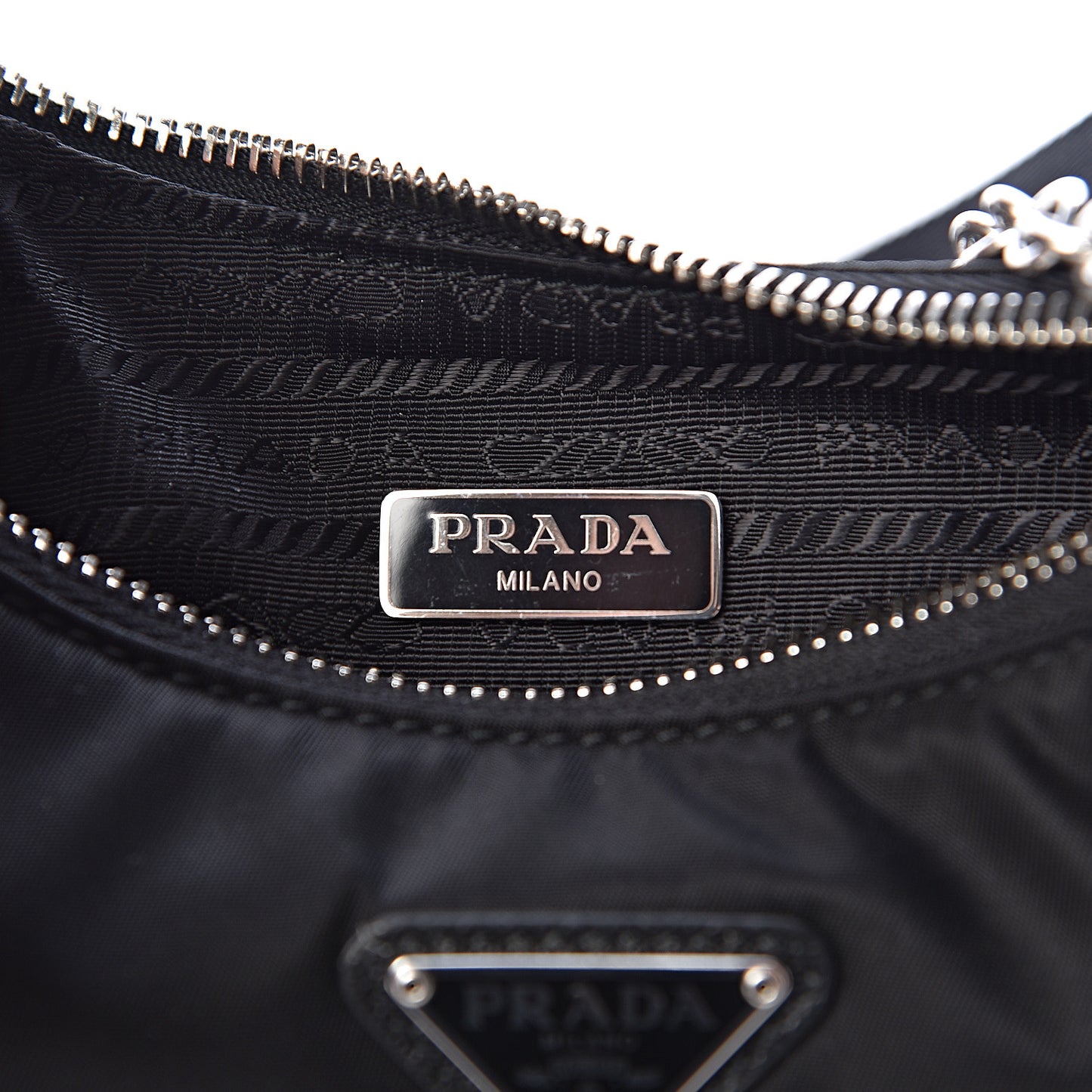 Nylon Re-Edition 2005 Shoulder Bag Black