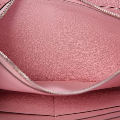 Hermes Swift Ghillies Kelly Longue Wallet Rose Sakura 21 of 22