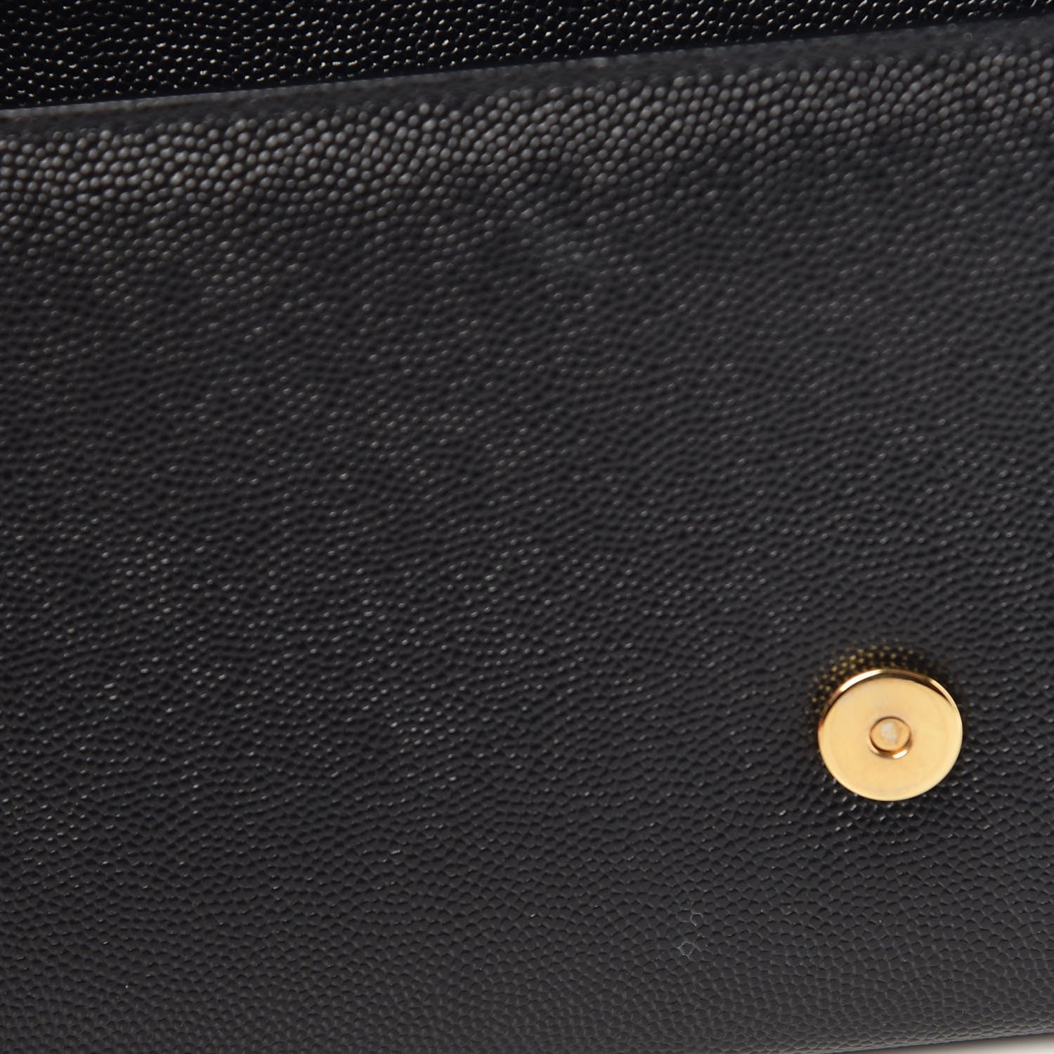 Saint Laurent Grain De Poudre Monogram Cassandre Clutch Black 12 of 13