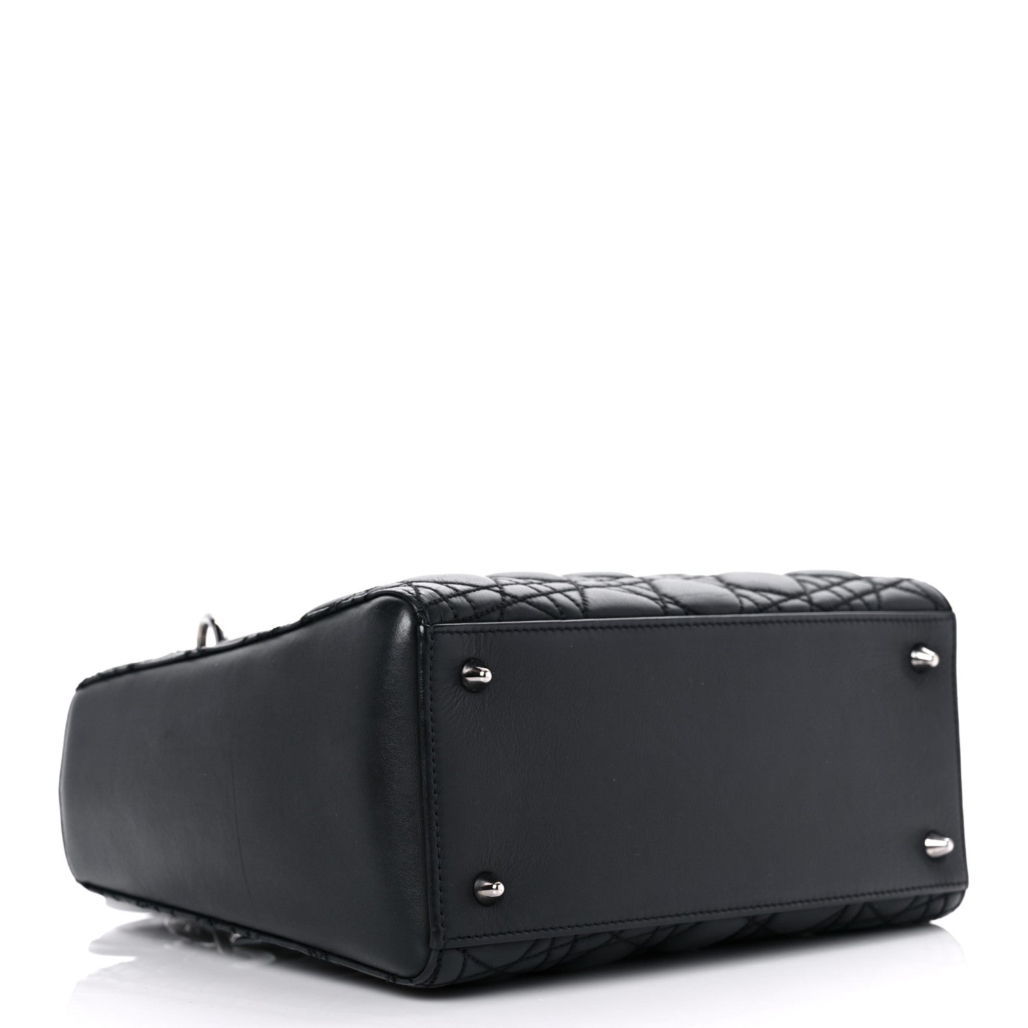 Christian Dior Calfskin Cannage Medium Anselm Reyle Lady Dior Black 4 of 13