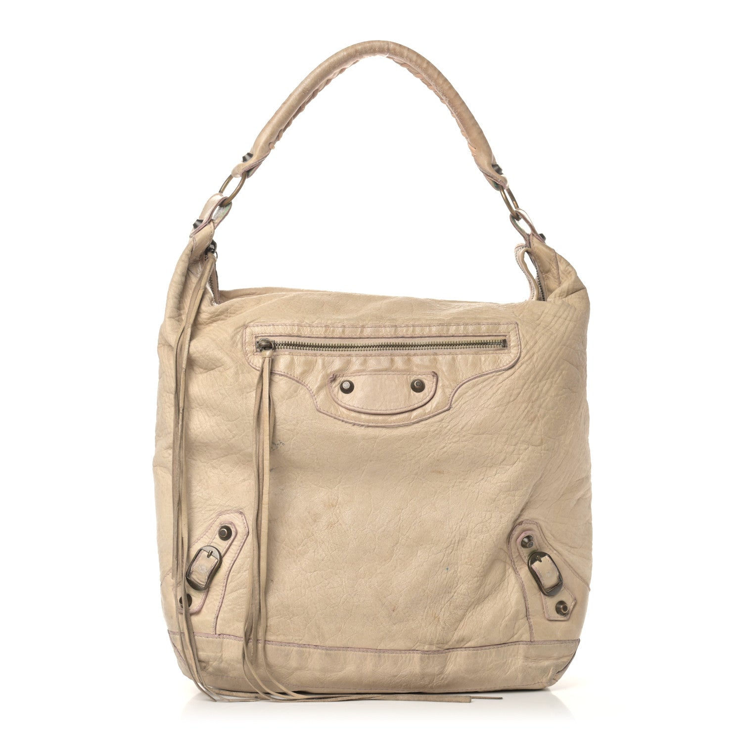 Balenciaga Agneau Classic Hardware Day Hobo Beige 1 of 22
