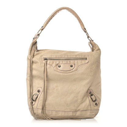 Balenciaga Agneau Classic Hardware Day Hobo Beige 1 of 22