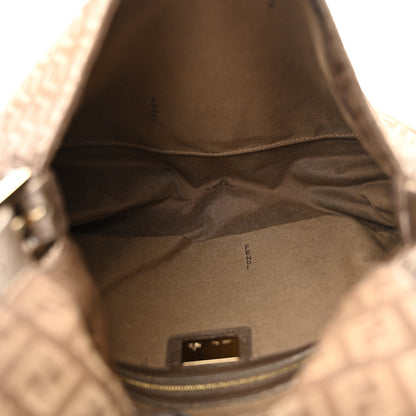 Fendi Zucchino Vitello Mama Baguette Brown Blue 5 of 10