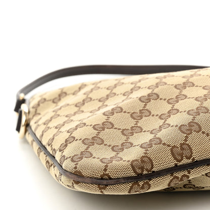 Gucci Monogram Medium New Britt Hobo Dark Brown 9 of 10