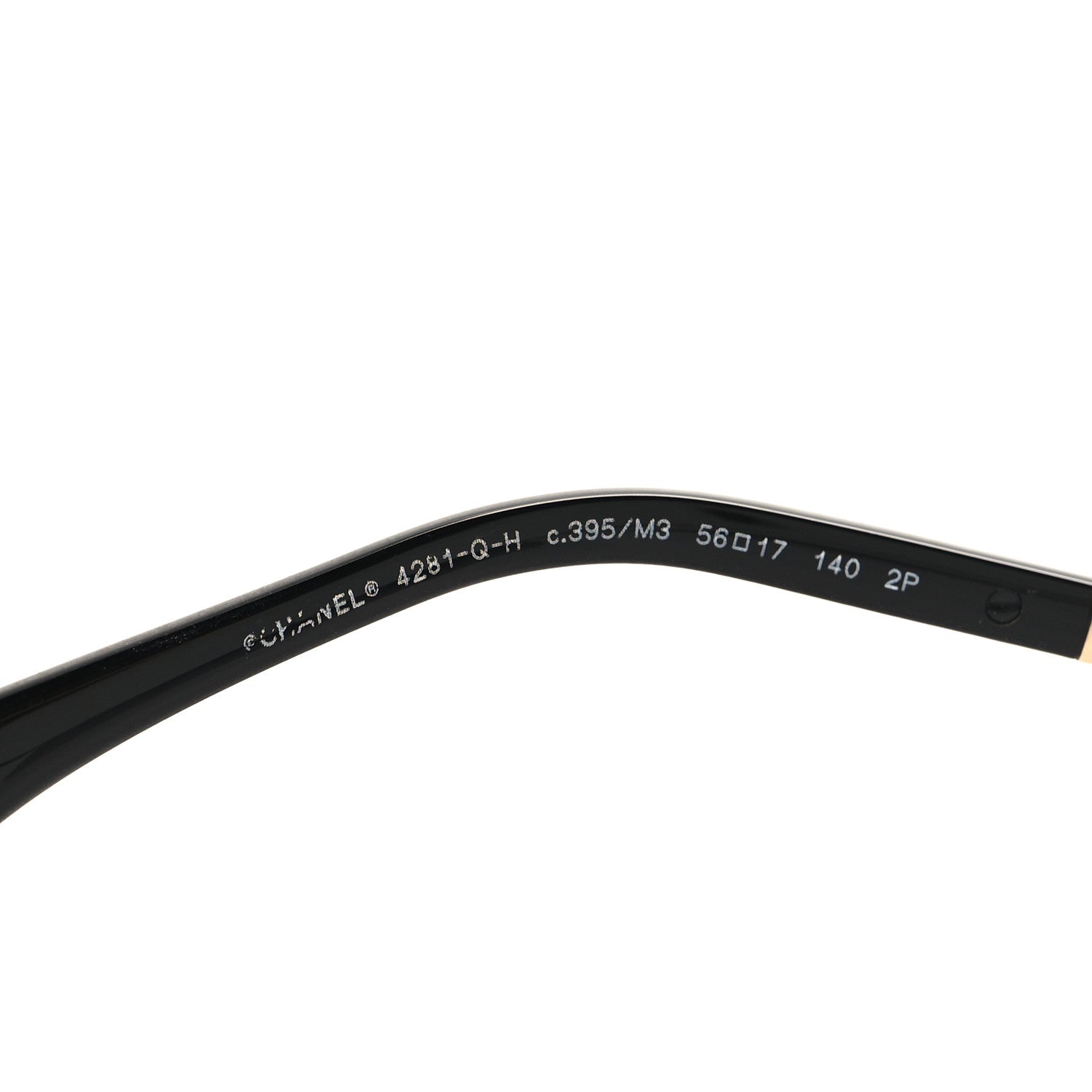 Chanel Pearl Sunglasses 4281-Q-H Black Gold 5 of 7