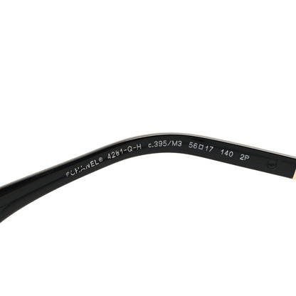 Chanel Pearl Sunglasses 4281-Q-H Black Gold 5 of 7