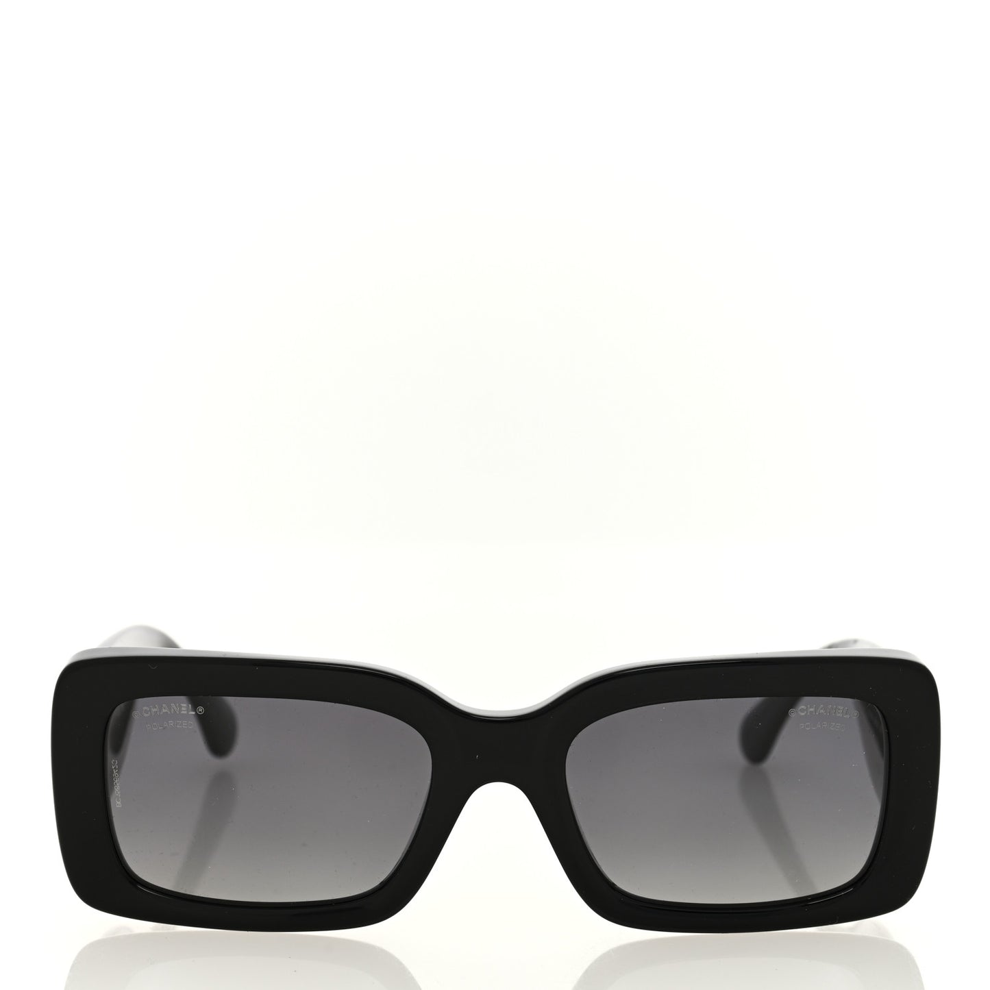 Acetate Rectangle Sunglasses 5534 Black