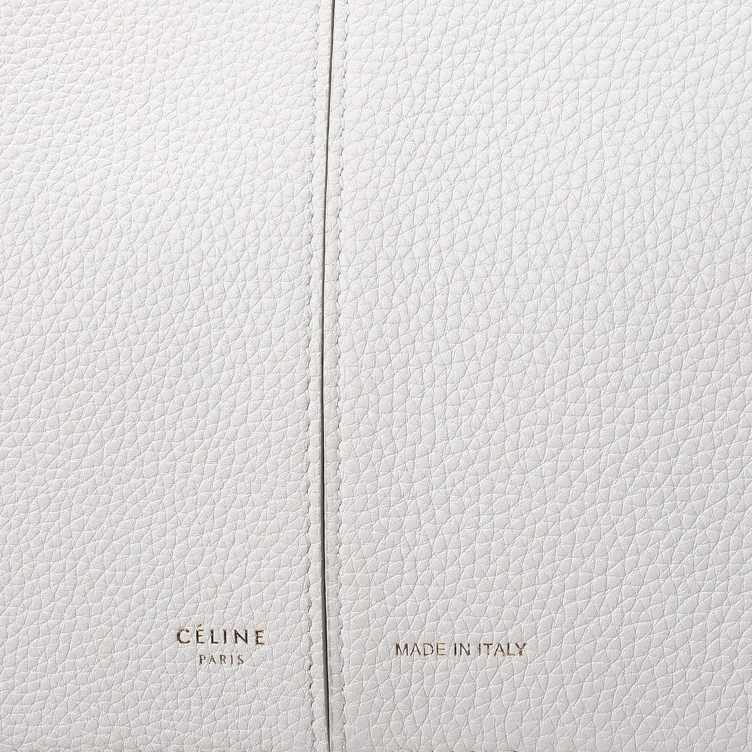 Celine Baby Grained Calfskin Small Tri-Fold Bag White 6 of 11