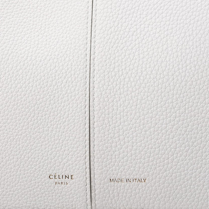 Celine Baby Grained Calfskin Small Tri-Fold Bag White 6 of 11