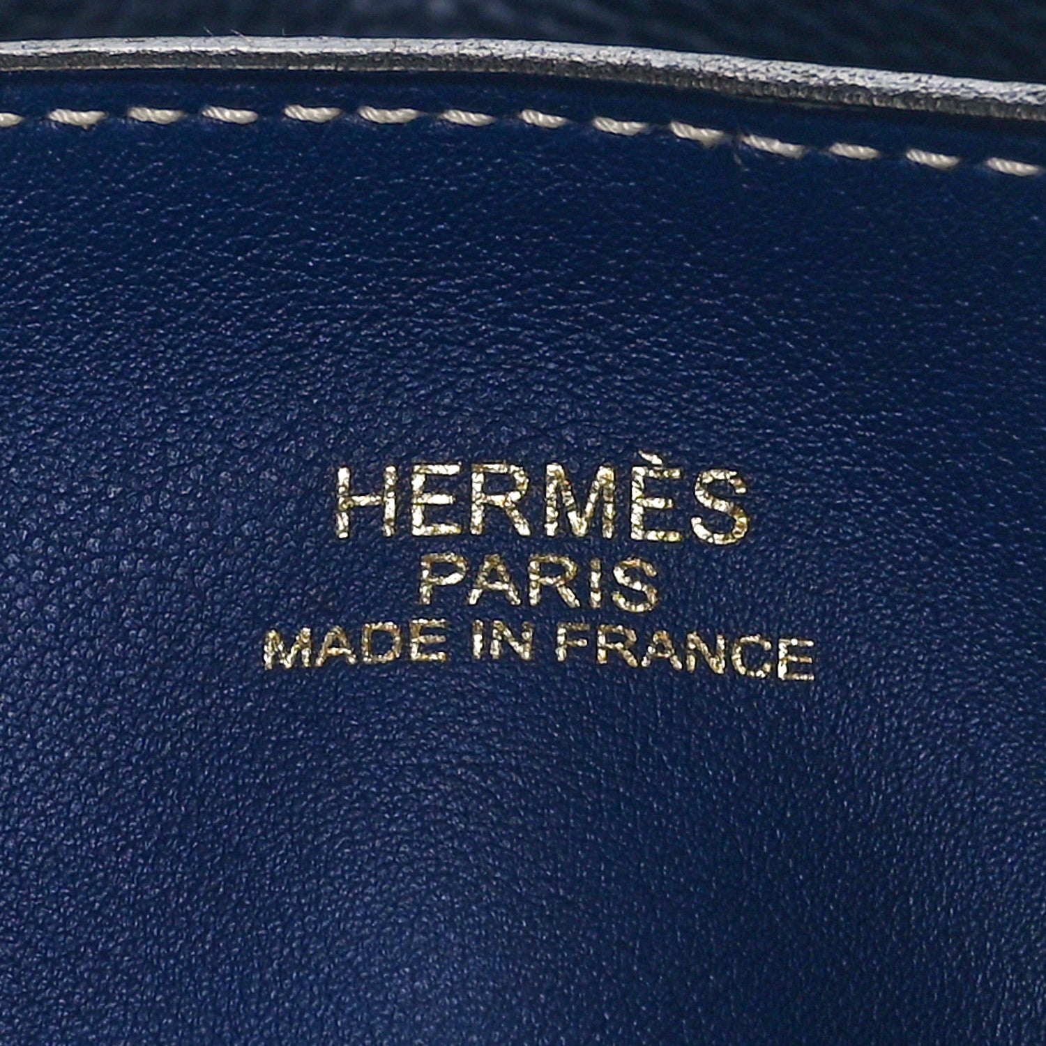 Hermes Veau Sikkim Taurillon Clemence Double Sens 36 Reversible Tote Bleu Electrique Bleu De Malte 6 of 14