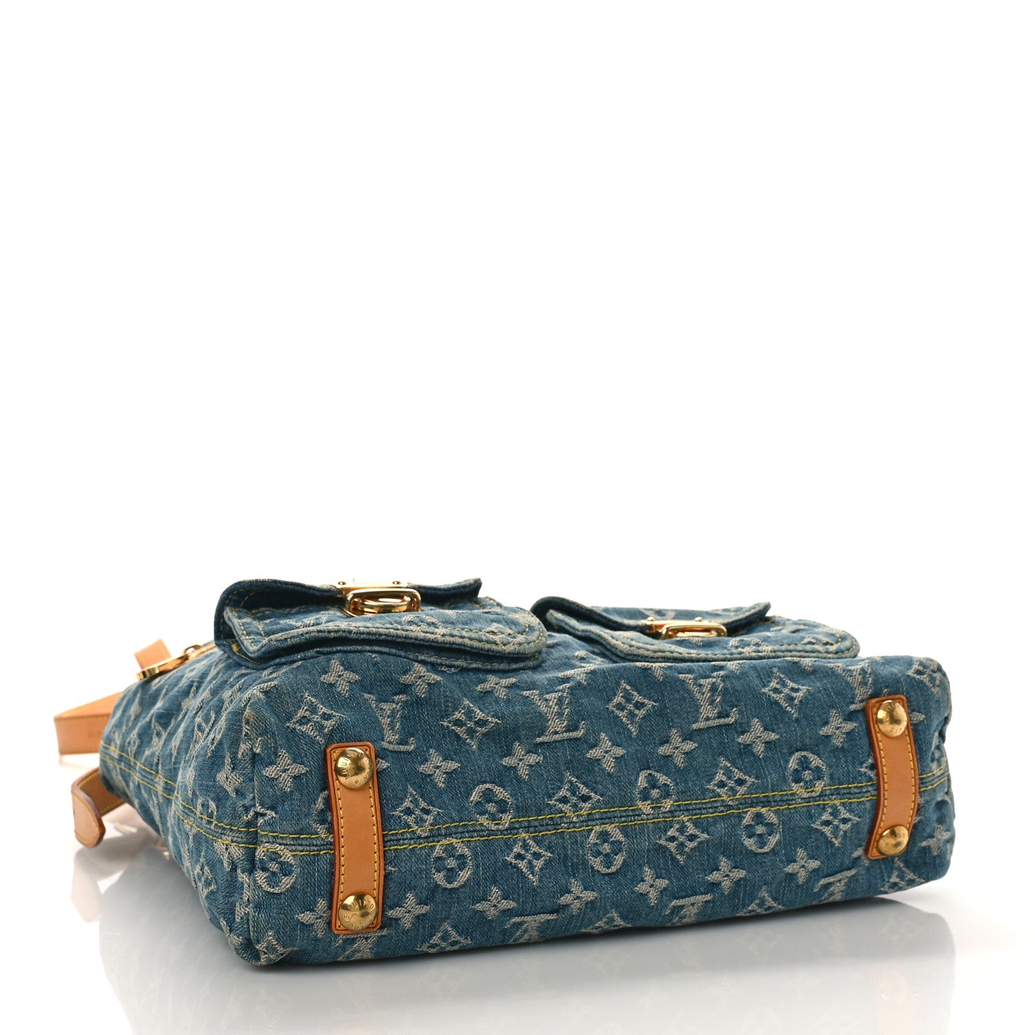 Louis Vuitton Denim Baggy GM Blue 4 of 9