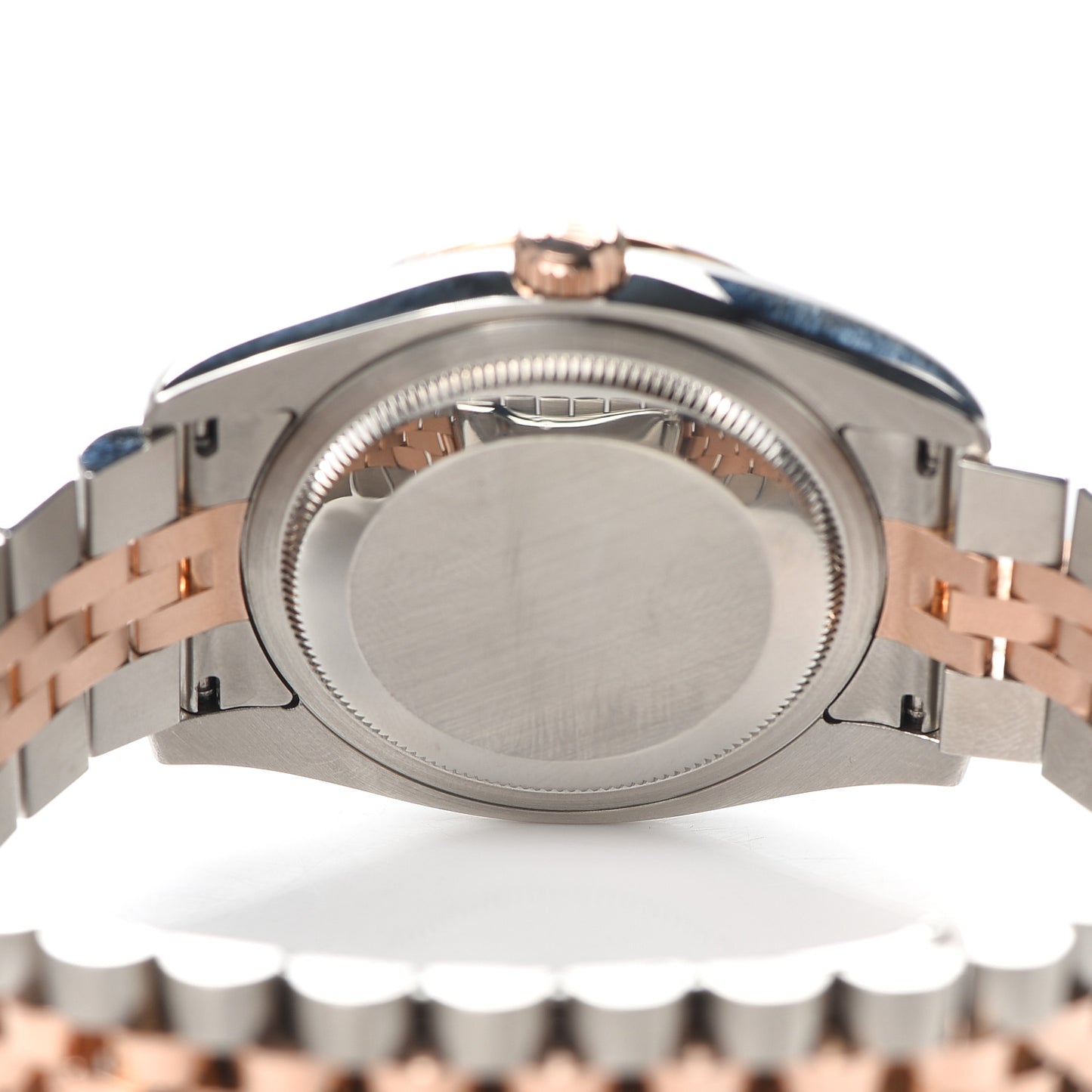 Stainless Steel 18K Everose Gold 36mm Oyster Perpetual Datejust Turn-O-Graph Watch Black 116261