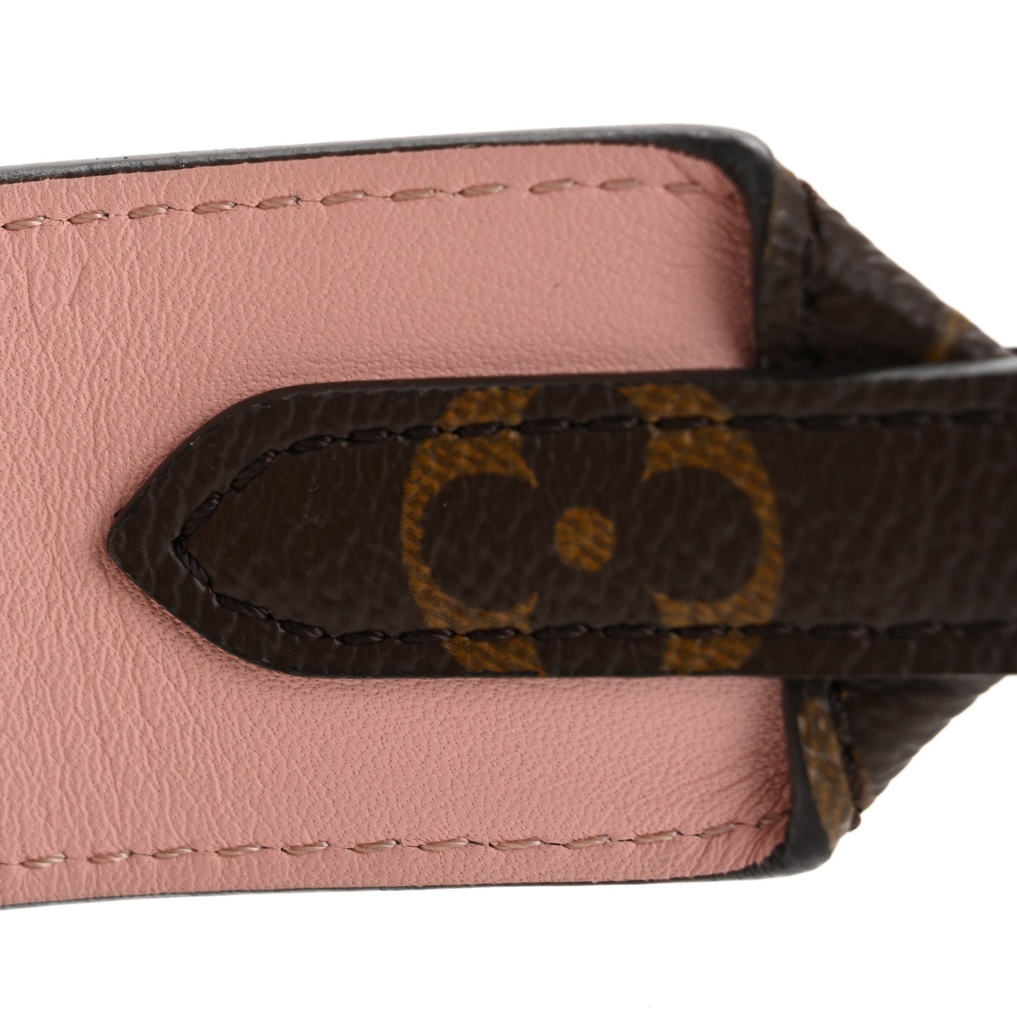 Monogram Bandouliere Shoulder Strap Rose Poudre