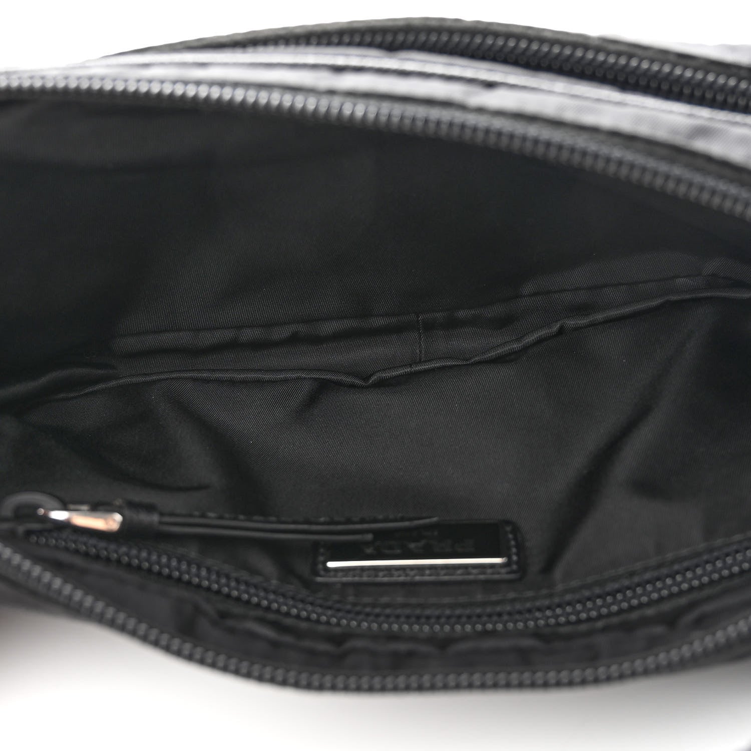 Prada Re-Nylon Saffiano Belt Bag L Black 5 of 10