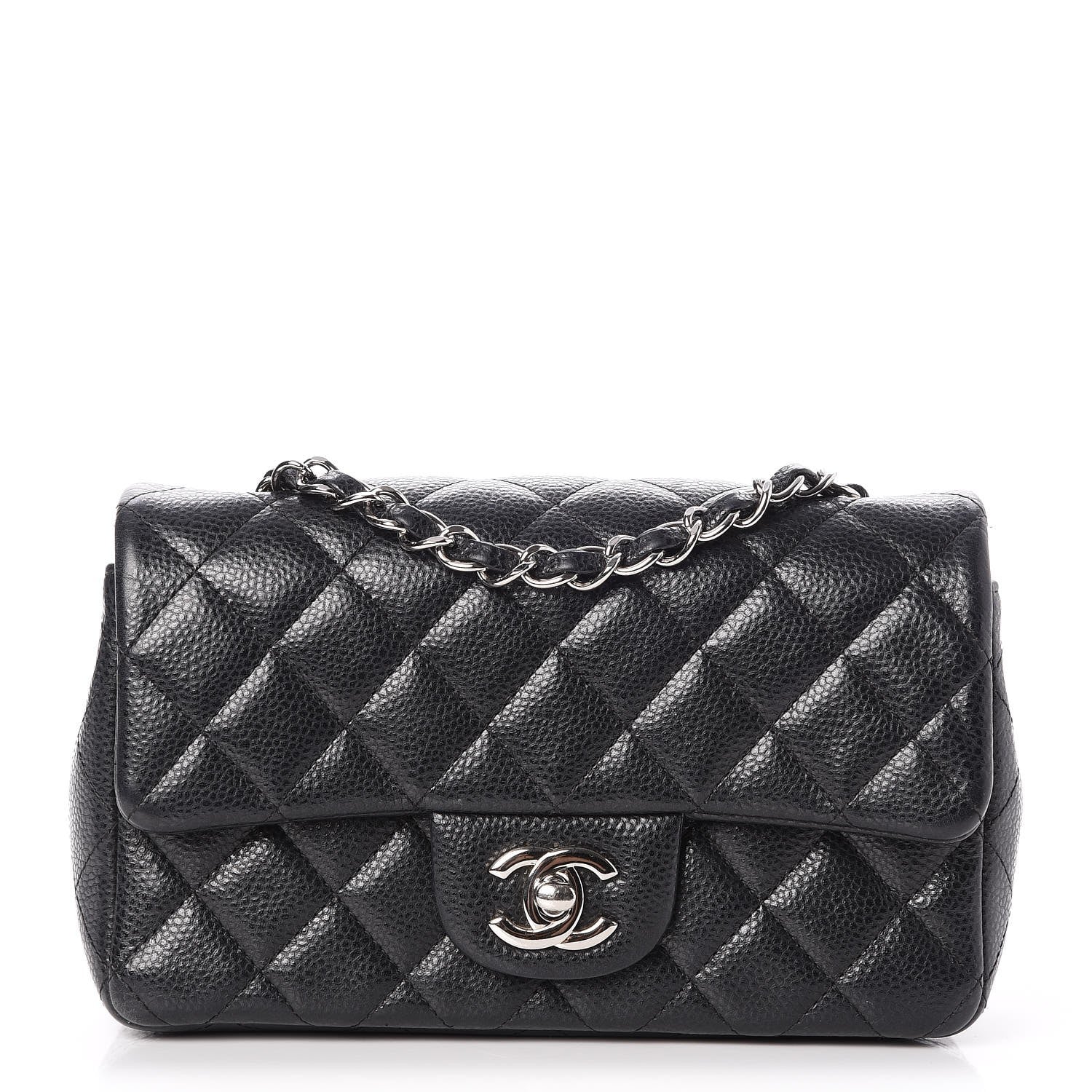 Chanel Caviar Quilted Mini Rectangular Flap Black 1 of 8