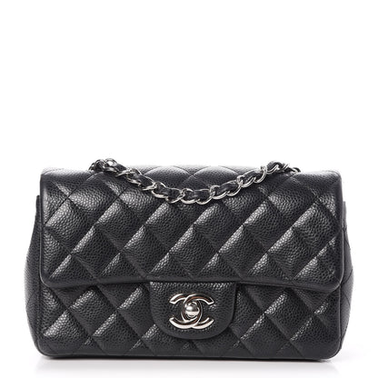 Chanel Caviar Quilted Mini Rectangular Flap Black 1 of 8